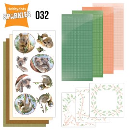 Nr 32 Sparkles Set Wild Animals Outback by Amy Design