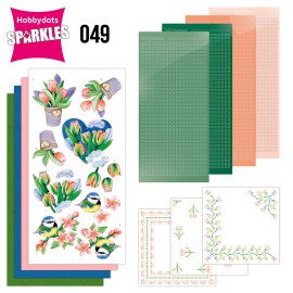 Nr. 49 Sparkles Set Tulips and Blossom by Jeanine's Art
