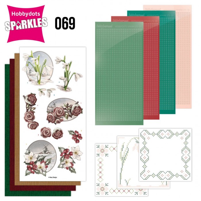 Sparkles Set 69 - Amy Design - Winter Flowers