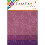 Roze/Paars Deco Dots 3-pack