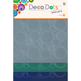 Blauw Tinten Deco Dots 3-pack