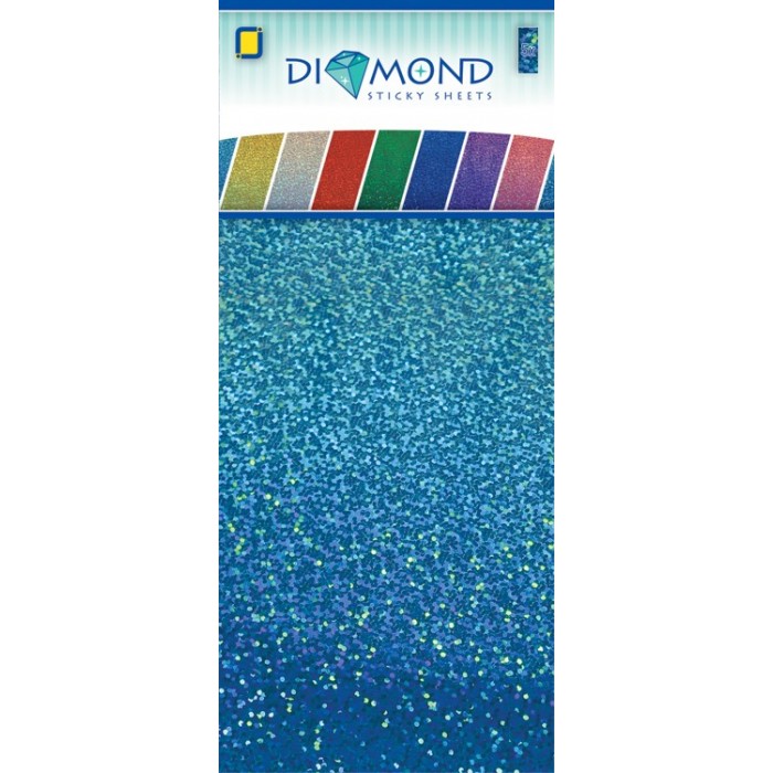Diamond sticky sheets Turquoise 5 sheets 