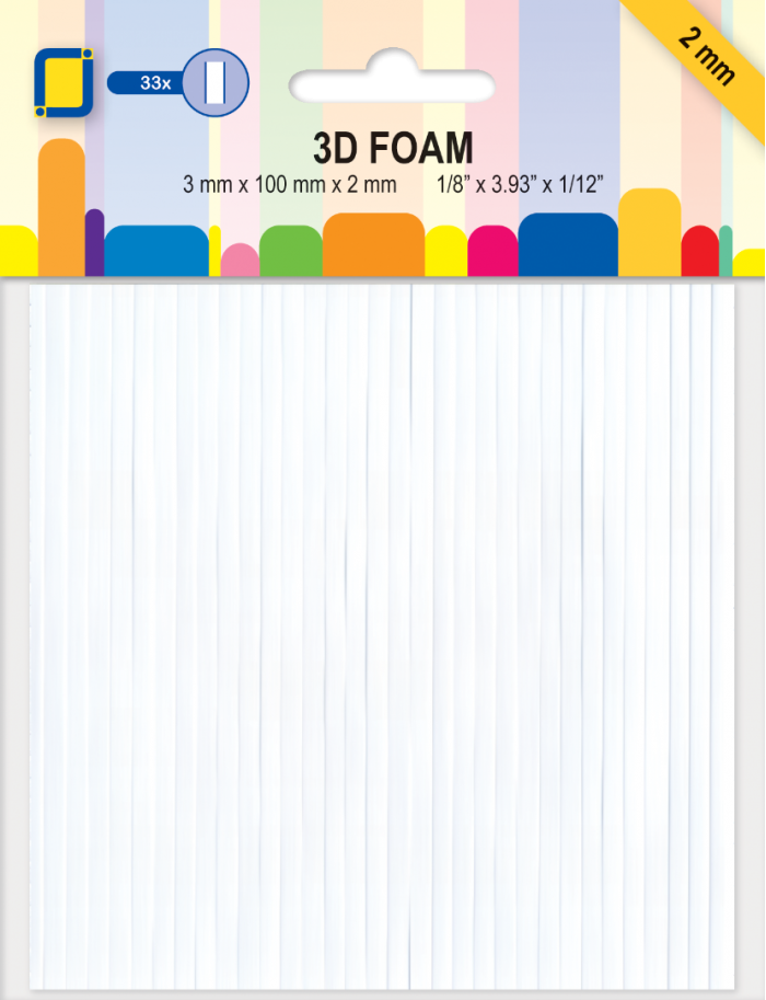3D Foamlines 2 mm Black