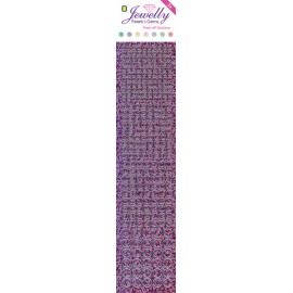 Jewelly P&G Dots Diamond Purple 2 sheets 5x23cm