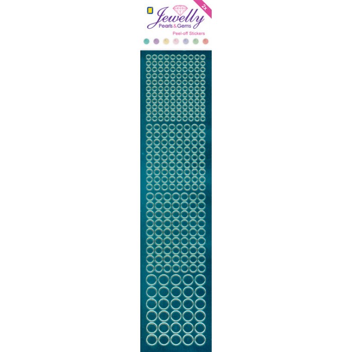 Jewelly P&G Dots Mirror Sky 2 sheets 5x23cm 