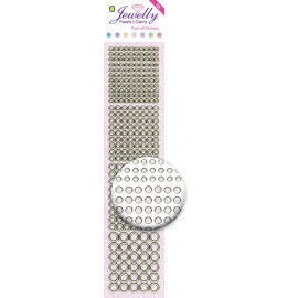 Jewelly Pearls and Gems Dots GT White, 2 sheets