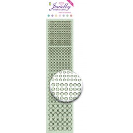 Jewelly Pearls & Gems Dots GT Green, 2 sheets