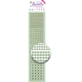 Jewelly Pearls & Gems Dots Pearl Green, 2 sheets