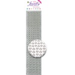Jewelly Pearls & Gems Hearts Pearl Silver, 2 sheets