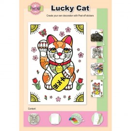 Lucky Cat G/Black with markers 