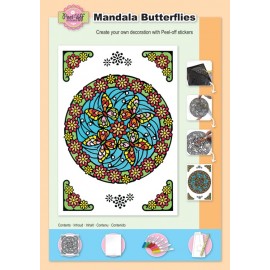 Mandala Butterflies set Markers included