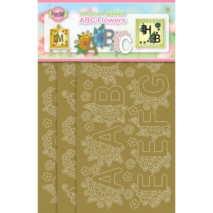Flowers Gold ABC 3-Pack  