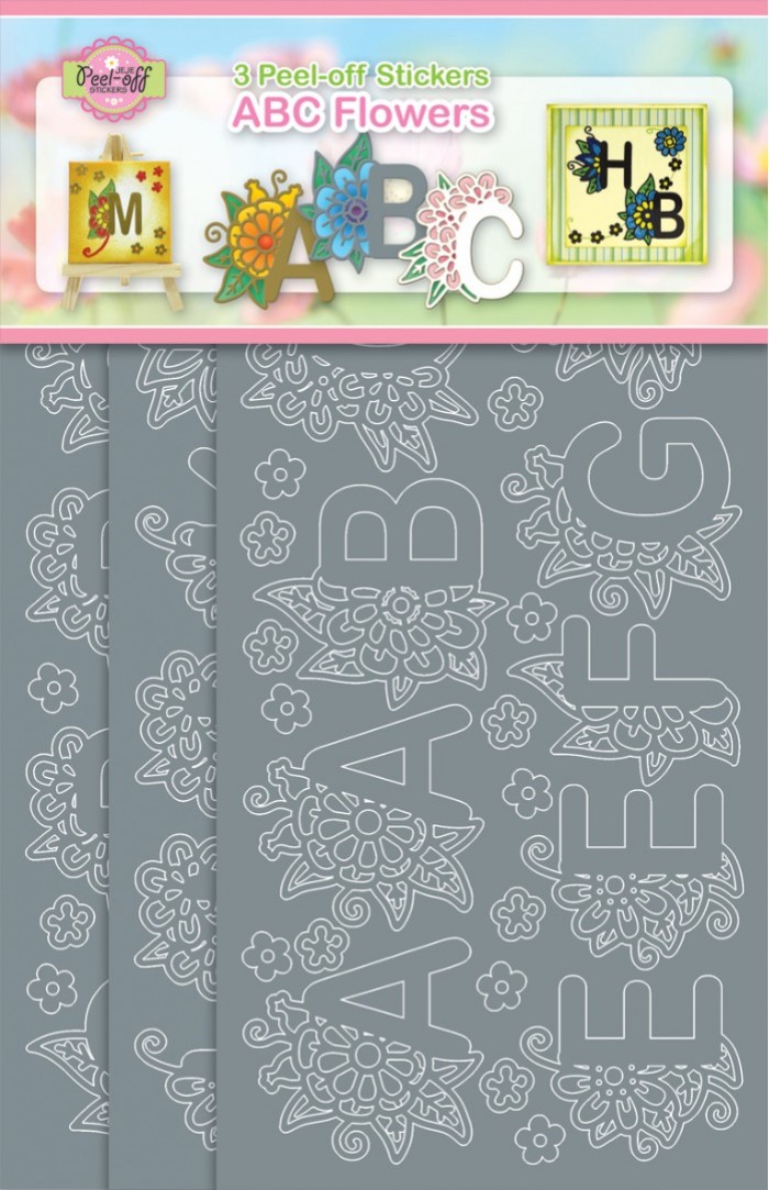 Flowers Silver ABC 3-Pack 
