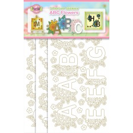 Flowers Gold/White ABC 3-Pack 