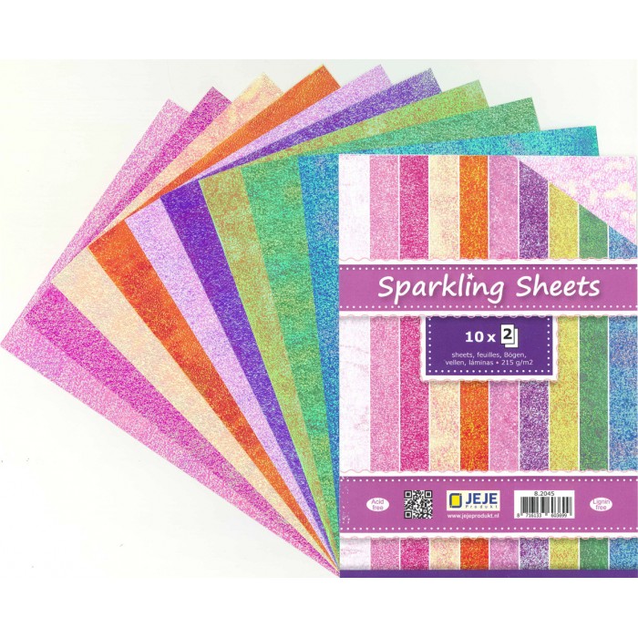 Paperbloc Sparkling A5 2x10 sheets  