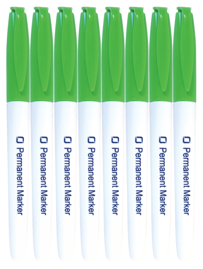Permanent Markers Green 8x