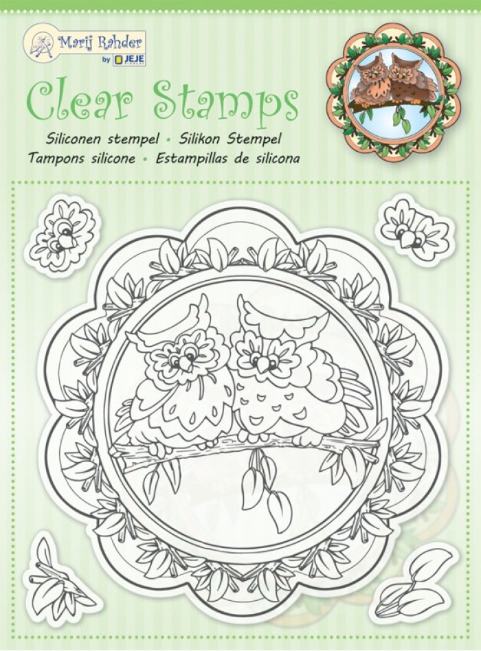 MRJ Clear Stamp Owls
