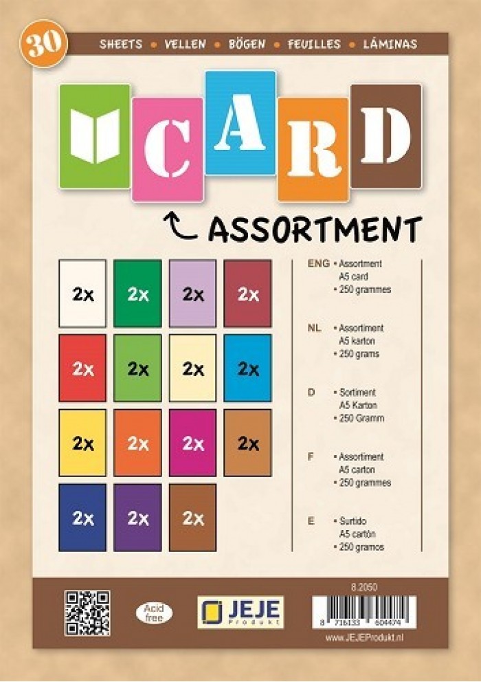 Card assortment A5 30 sheets