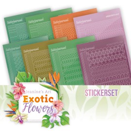 Creative Hobbydots Stickerset 16 - Exotic Flowers