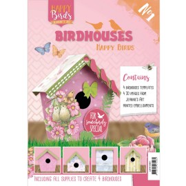 Bird Houses Book Happy Birds van Jeanine's Art