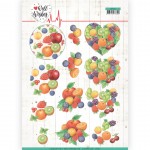 Fruits Well Wishes 3D Cutting Sheet by Jeanine's Art