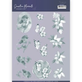 Grey Lily 3D Cutting Sheet Sensitive Moments by Jeanine's Art