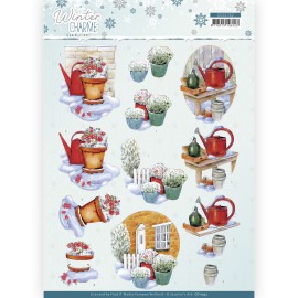 3D Cutting Sheet - Jeanine's Art - Winter Charme - Watering Can