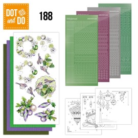 Nr. 188 Dot and Do Purple Christmas Baubles by Jeanine's Art