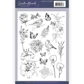 Clear Stamps Sensitive Moments by Jeanine's Art