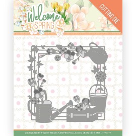 Spring Frame - Welcome Spring Cutting Die by Jeanine's Art