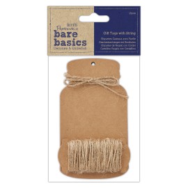 Gift Tags with String (12pk) - Bare Basics - Large Bottle