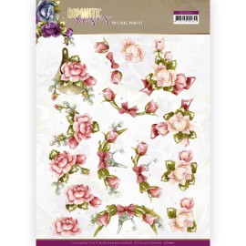Pink Rose - Romantic Roses 3D Cutting Sheet by Precious Marieke