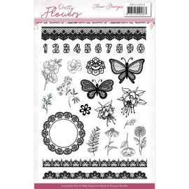 Clear Stamps Pretty Flowers by Precious Marieke 
