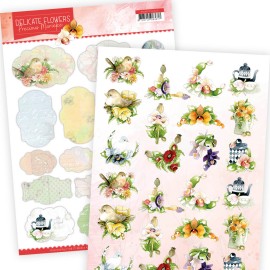 Mini's and Labels Delicate Flowers by Precious Marieke