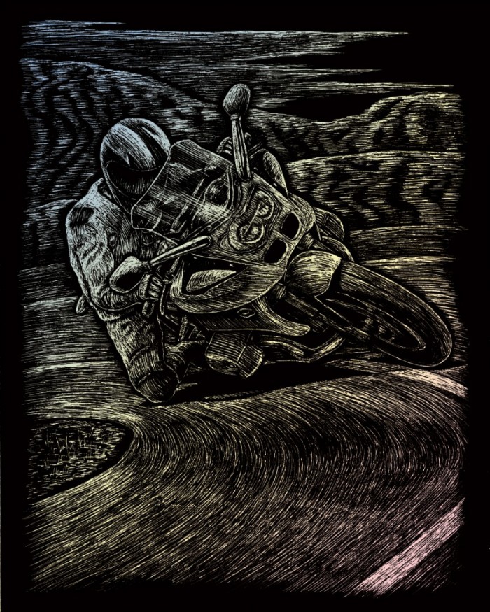 MOTORCYCLE HOLOGRAPHIC ENGRAVING 