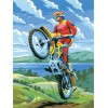 MOTOCROSS A4 Painting by numbers