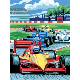 GRAND PRIX A4 Painting by numbers