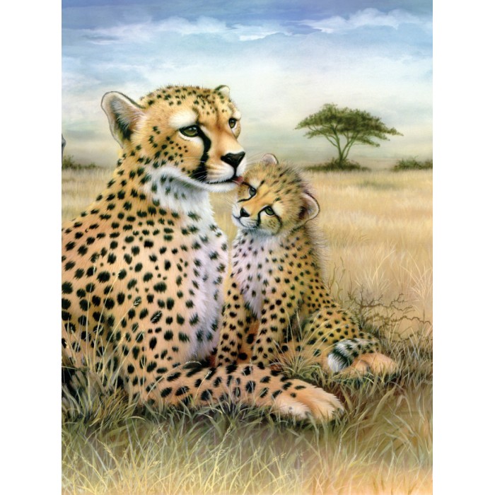 LEOPARD A4 Painting by numbers 