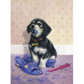 A4 Painting by numbers BAD PUPPY