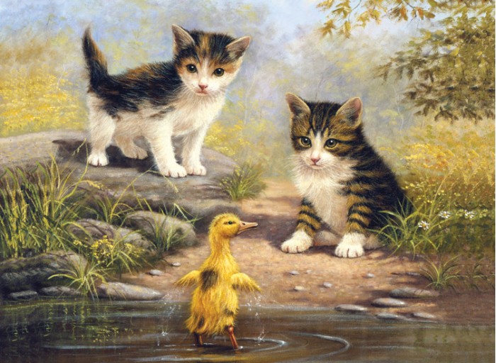 POND PALS A3 Painting by numbers 