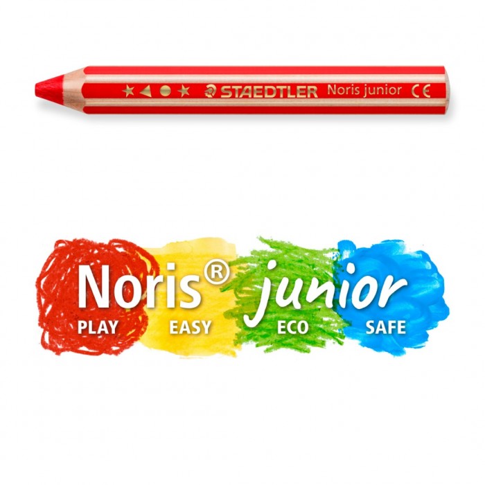 Noris junior 3-in-1 kleurpotlood - set 12 st 