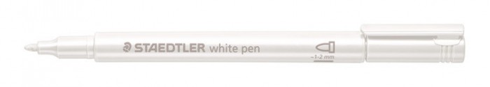 White Metallic Pen