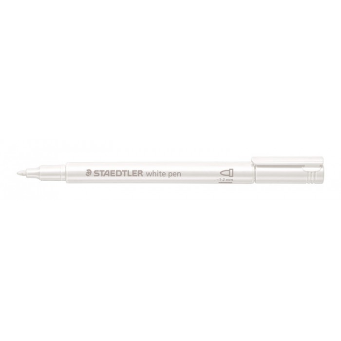 White Metallic Pen 