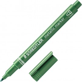 metallic pen green