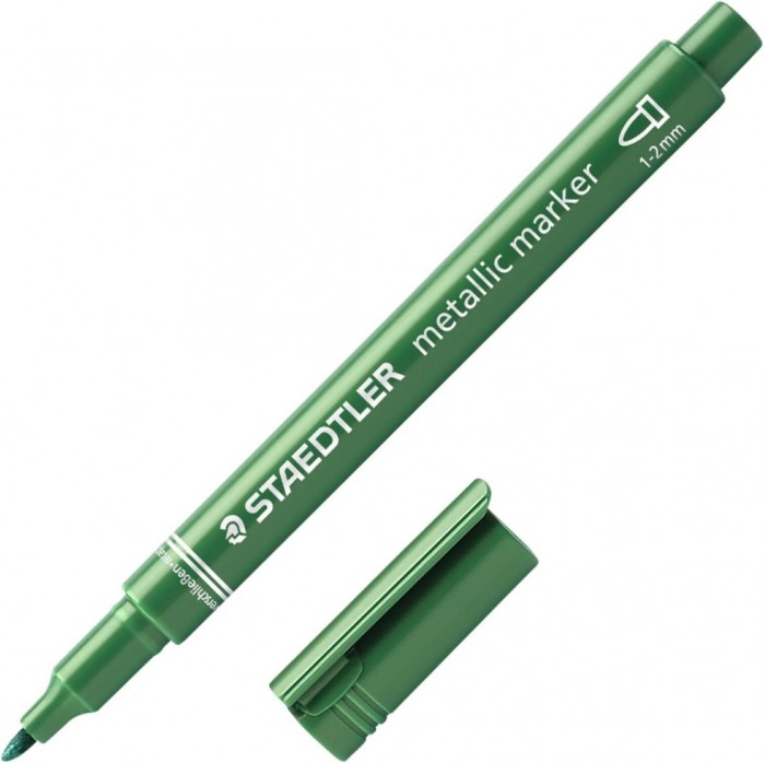 metallic pen green
