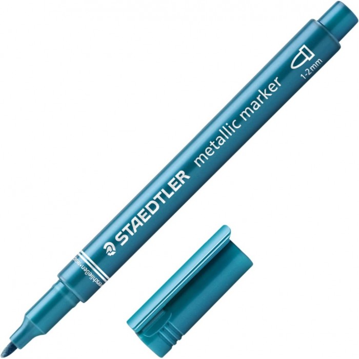metallic pen Blue