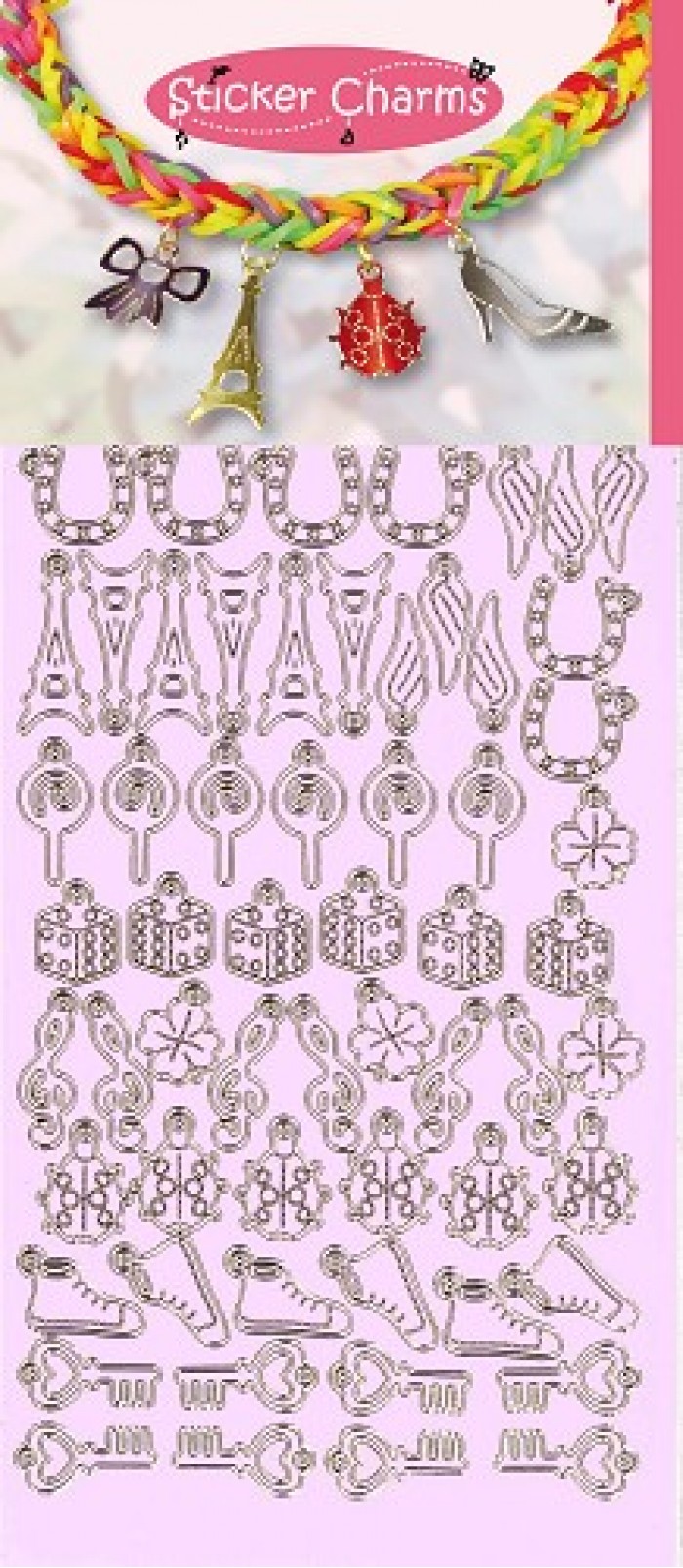 Sticker Charms Lucky Violet