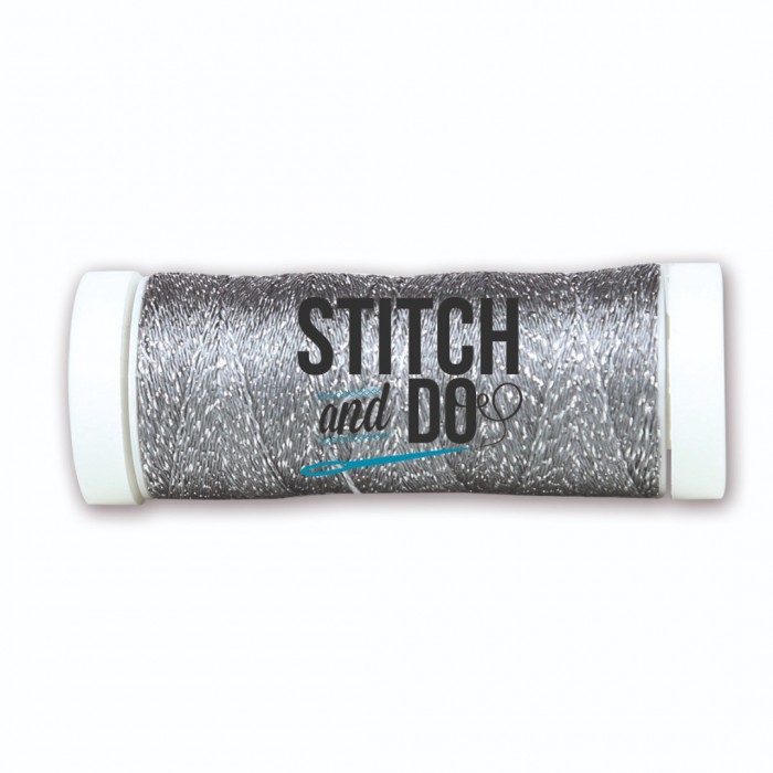 Stitch and Do Sparkles Embroidery Thread - Steel