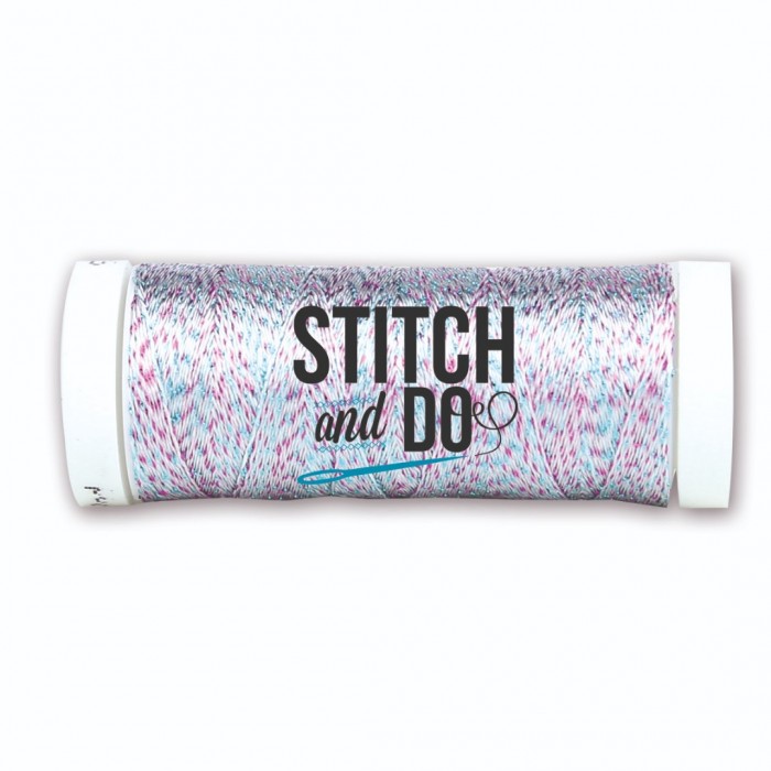 Stitch and Do Sparkles Embroidery Thread - Multicolor Blue