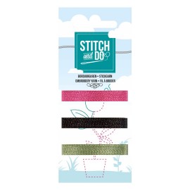 Nr. 56 Mini borduurgarenkaart Stitch and Do